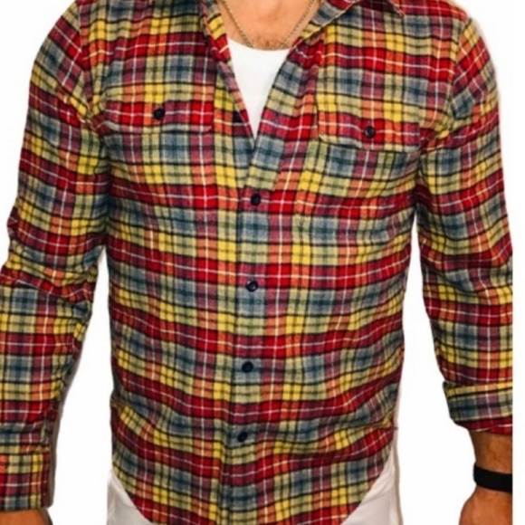 ⭐Host Pick-Abercrombie & Fitch Soft Flannel Plaid Shirt- Size M- Rare - Picture 7 of 16